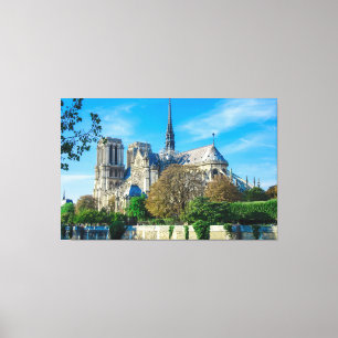 Notre Dame de Paris in France Canvas Print
