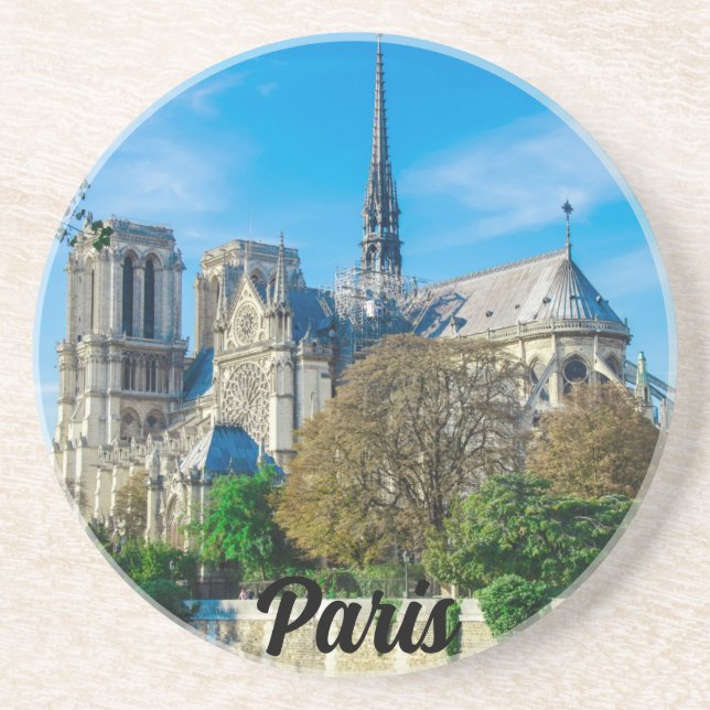 Notre Dame de Paris in France Coaster (Front)