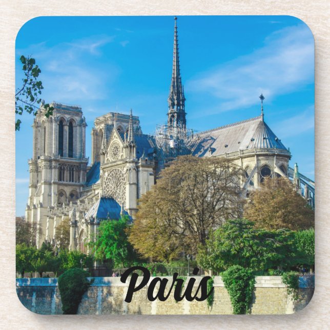 Notre Dame de Paris in France Coaster (Front)