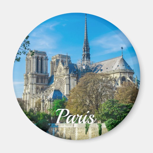Notre Dame de Paris in France Magnet (Front)
