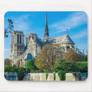 Notre Dame de Paris in France Mouse Mat