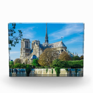 Notre Dame de Paris in France Photo Block