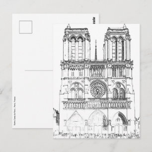 Notre Dame de Paris - Paris, France Postcard