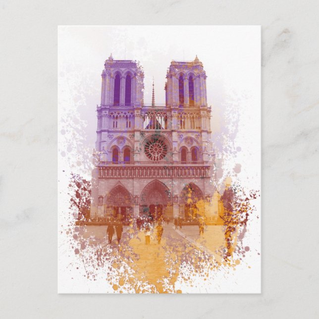 Notre Dame de Paris Postcard (Front)