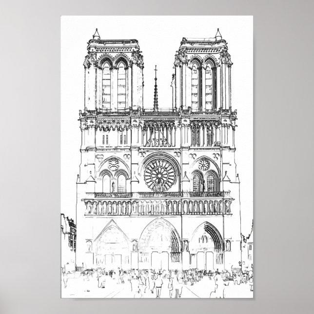 Notre Dame de Paris Poster (Front)