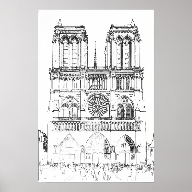 Notre Dame de Paris Poster (Front)