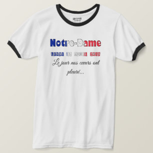 Notre-Dame de Paris Remembrance Day T-Shirt