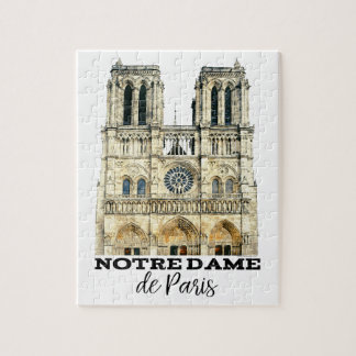 Notre-Dame de Paris Souvenir France Cathedral Jigsaw Puzzle