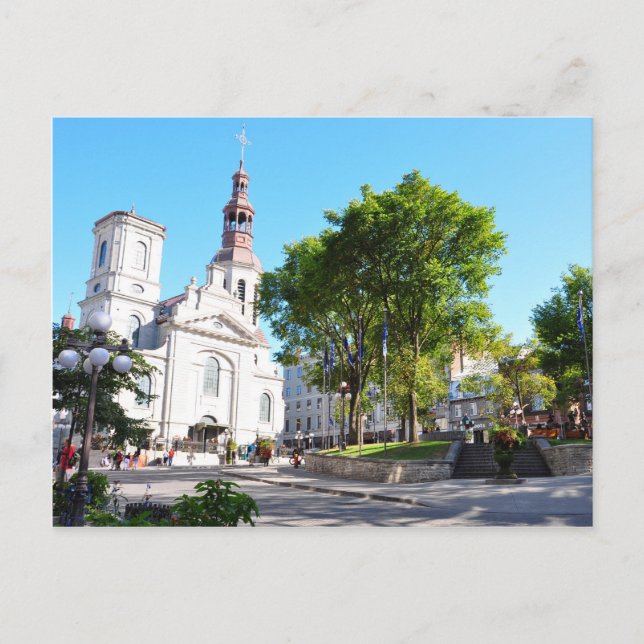 Notre Dame de Quebec Basilica Cathedral Postcard (Front)