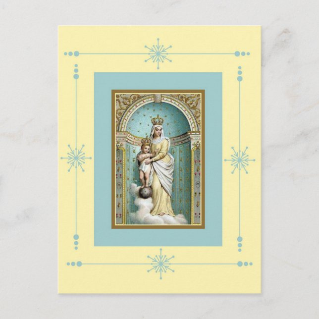 Notre Dame des Victoire with Jesus Postcard (Front)