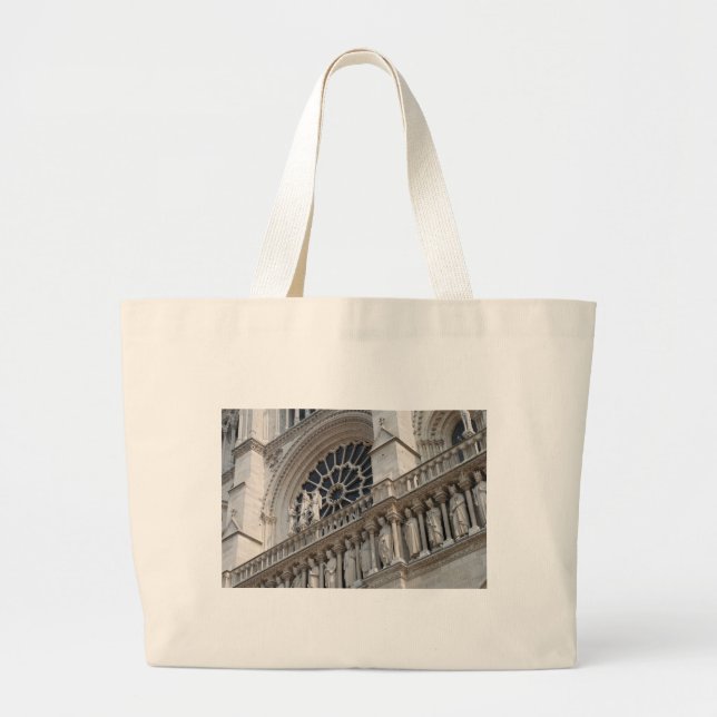 Notre Dame detail Large Tote Bag (Front)