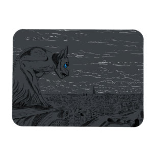 Notre Dame Gargoyle Magnet