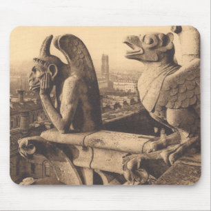 Notre Dame Gargoyle Mouse Mat