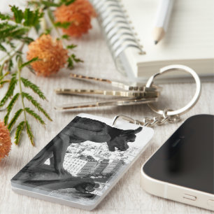 Notre Dame Gothic Gargoyle Waterproof Keychain