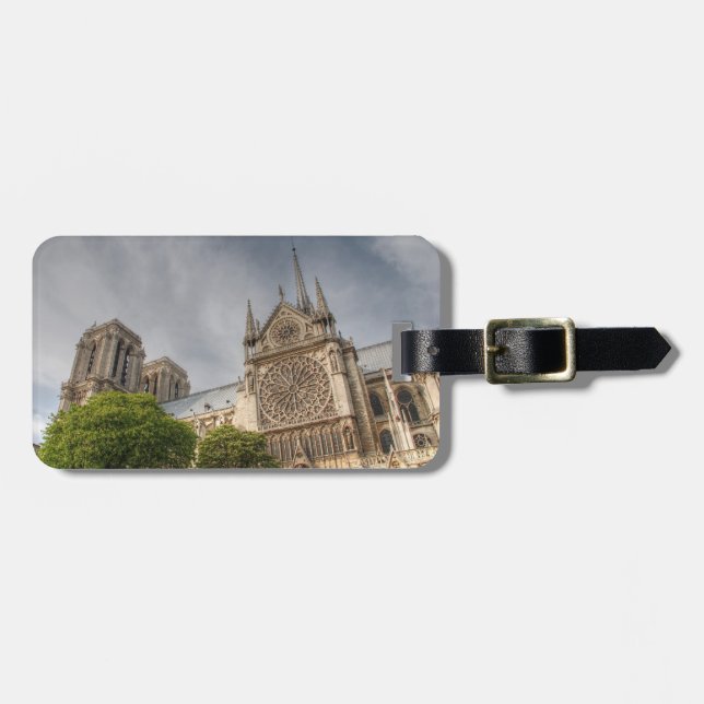 Notre Dame Luggage Tag (Front Horizontal)