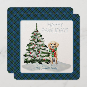 Notre Dame Marching Band Tartan Happy Pawlidays
