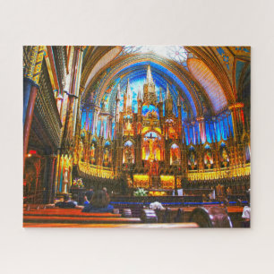Notre Dame Montreal. Jigsaw Puzzle