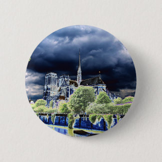 Notre Dame, Paris 4 6 Cm Round Badge