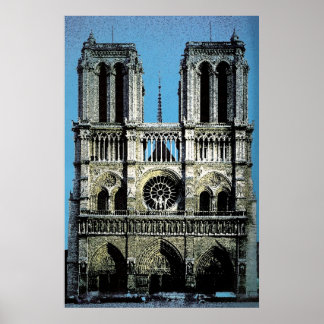 Notre Dame Paris France Poster