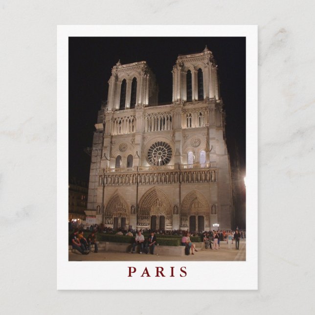 "Notre Dame, Paris" postcard (Front)