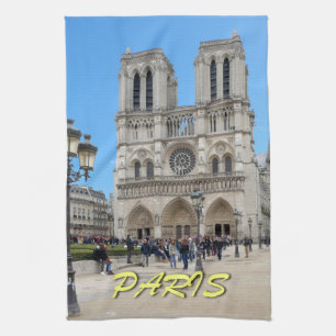Notre Dame PARIS Tea Towel