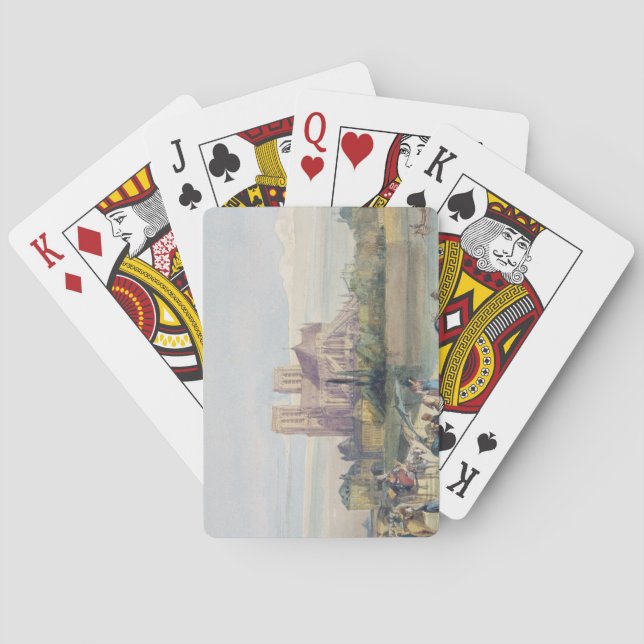 Notre Dame, Paris (w/c on paper) Playing Cards (Back)