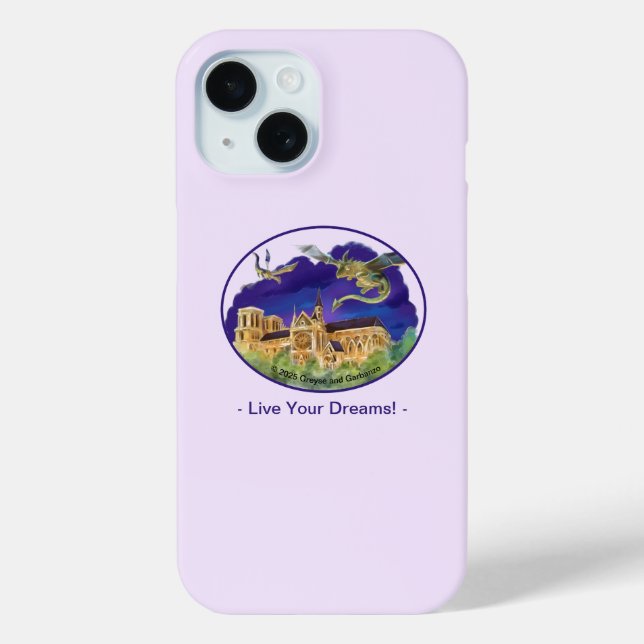 Notre Dame Phone Case - Dreams (Various) (Back)