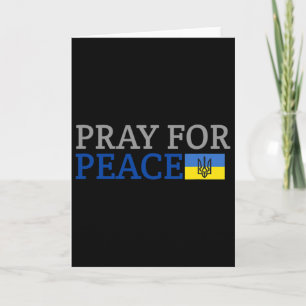 Notre Dame Pray For Peace Card