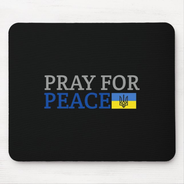 Notre Dame Pray For Peace  Mouse Mat (Front)