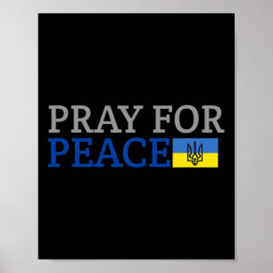Notre Dame Pray For Peace Poster