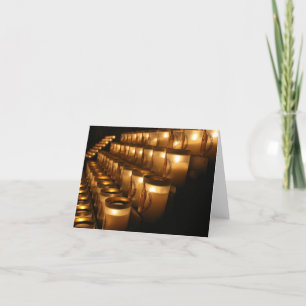 Notre Dame Prayer Candles Card