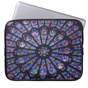 Notre Dame Rose Window Electronics Bag