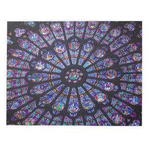 Notre Dame Rose Window Notepad