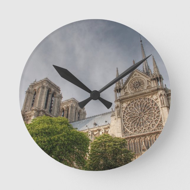 Notre Dame Round Clock (Front)