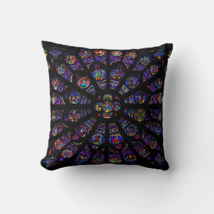 Notre Dame South Rose Window Cushion