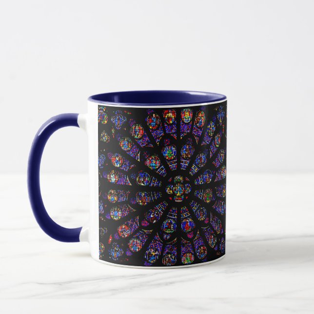 Notre Dame South Rose Window Mug (Left)