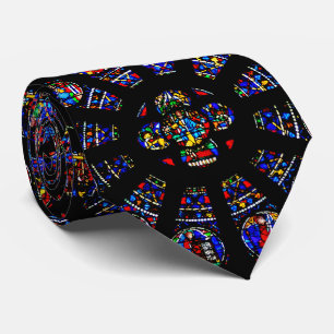 Notre Dame South Rose Window Tie