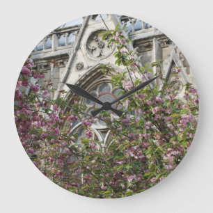 Notre Dame spring Large Clock