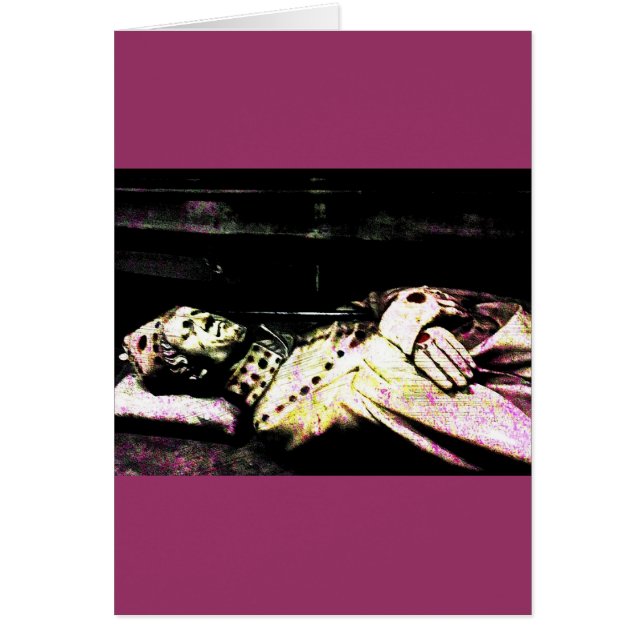 Notre Dame Statue Grunge (Front)