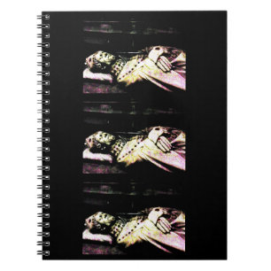 Notre Dame Statue Grunge Notebook