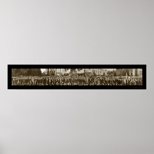 Notre Dame Students Photo 1914 Poster (Front)