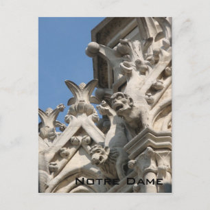 Notre Dame Watchful Eyes Postcard