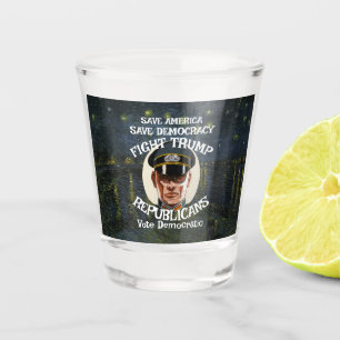 NoTrump Republican Party Grad Retirement Wedding Shot Glass