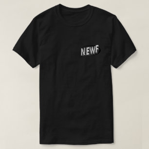 Notta Bear Mens NEWF logo Tshirt B&W