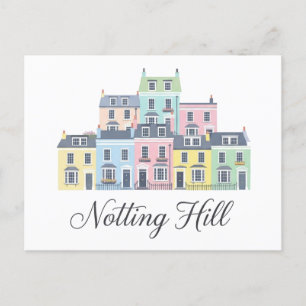 Notting Hill London Holiday Postcard