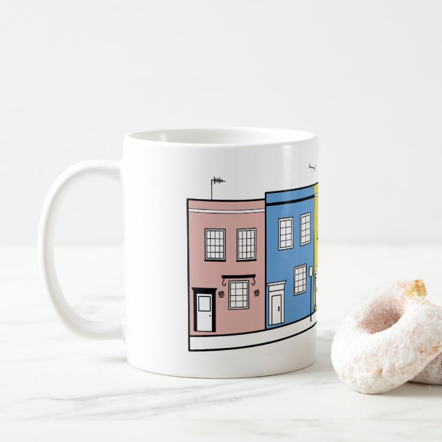 Notting Hill London Mug (With Donut)