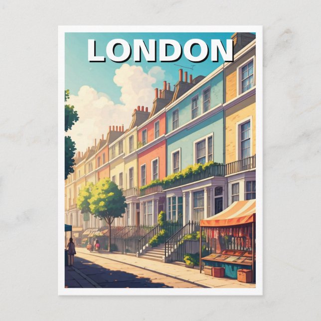 Notting Hill London Postcard (Front)