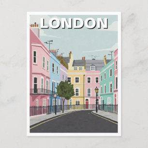 Notting Hill London Postcard