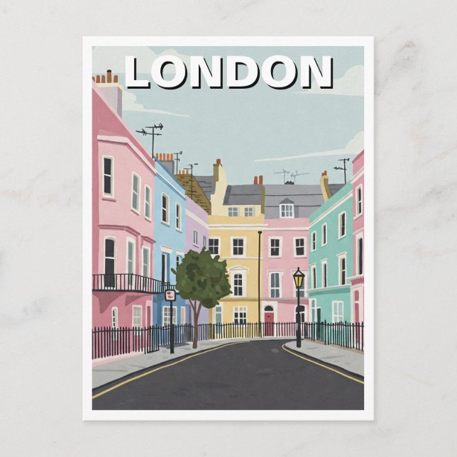 Notting Hill London Postcard (Front)