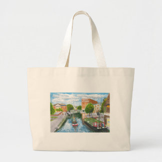Nottingham Canal from Carrington Street Large Tote Bag